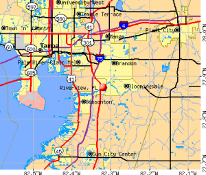 Riverview-fl-map