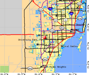 University-park-fl-map