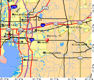 Valrico-fl-map