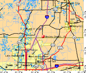 Wesley-Chapel-fl-map